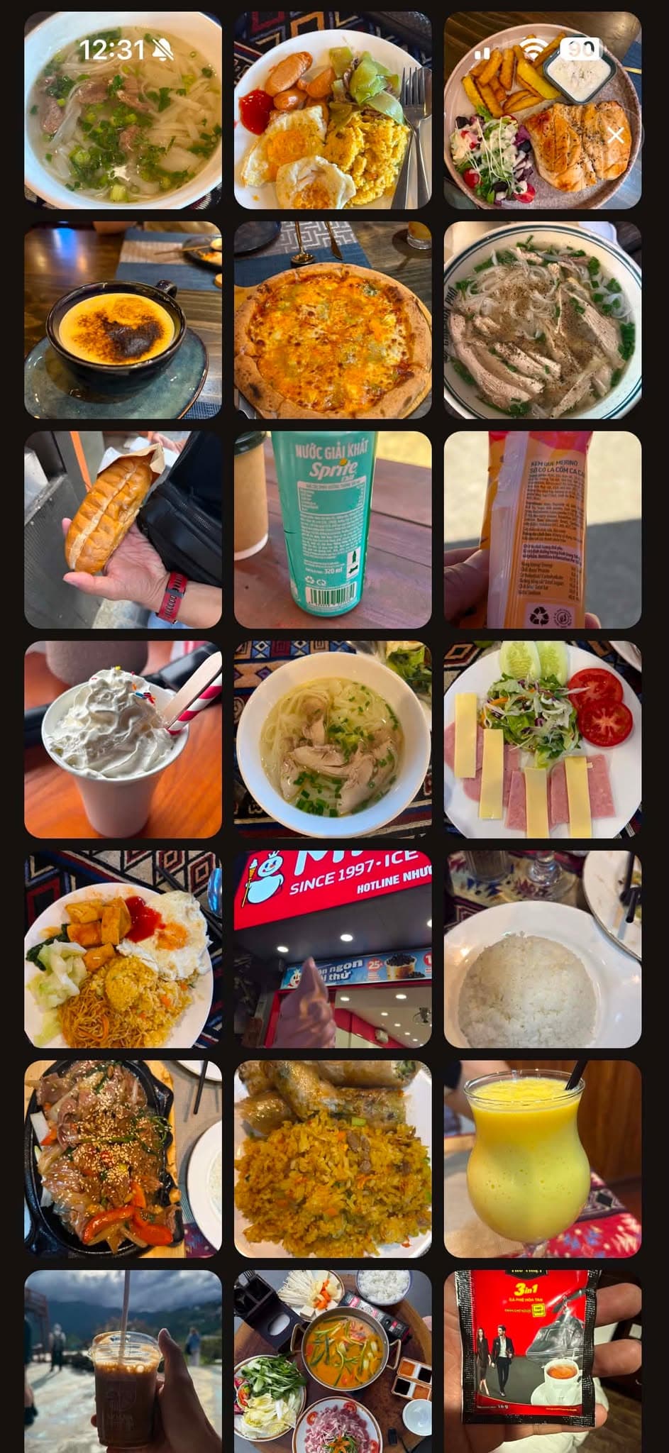 Food album gallery